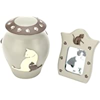 Urns UK Urna para Cenizas de cremación con Marco de Fotos a Juego.